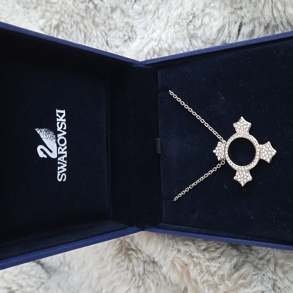 Swarovski Jewelry - Swarovski Crystal Necklace silver with box included